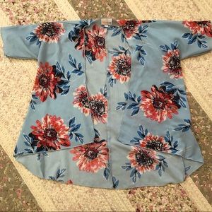 LuLaRoe Floral Bianka Cardigan